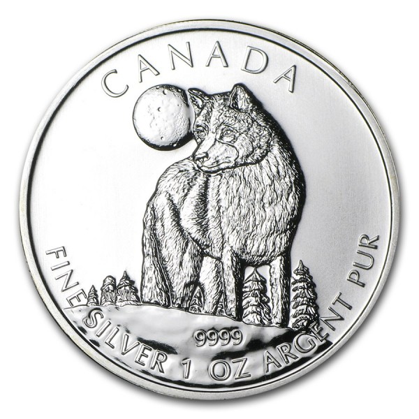 2011 Canadian Silver Wolf 1oz Coin Questions & Answers